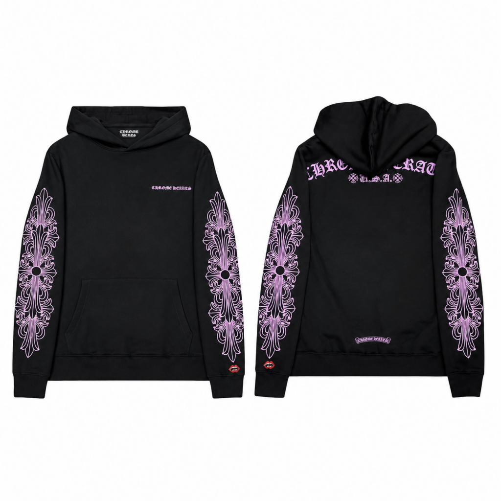 Chrome Hearts Graphic Pullover Hoodie