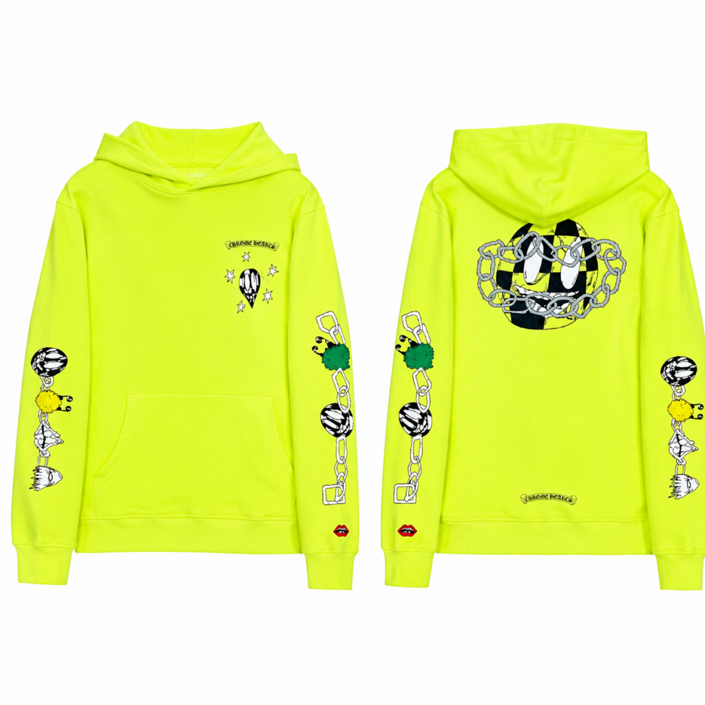 Chrome Hearts Graphic Pullover Hoodie