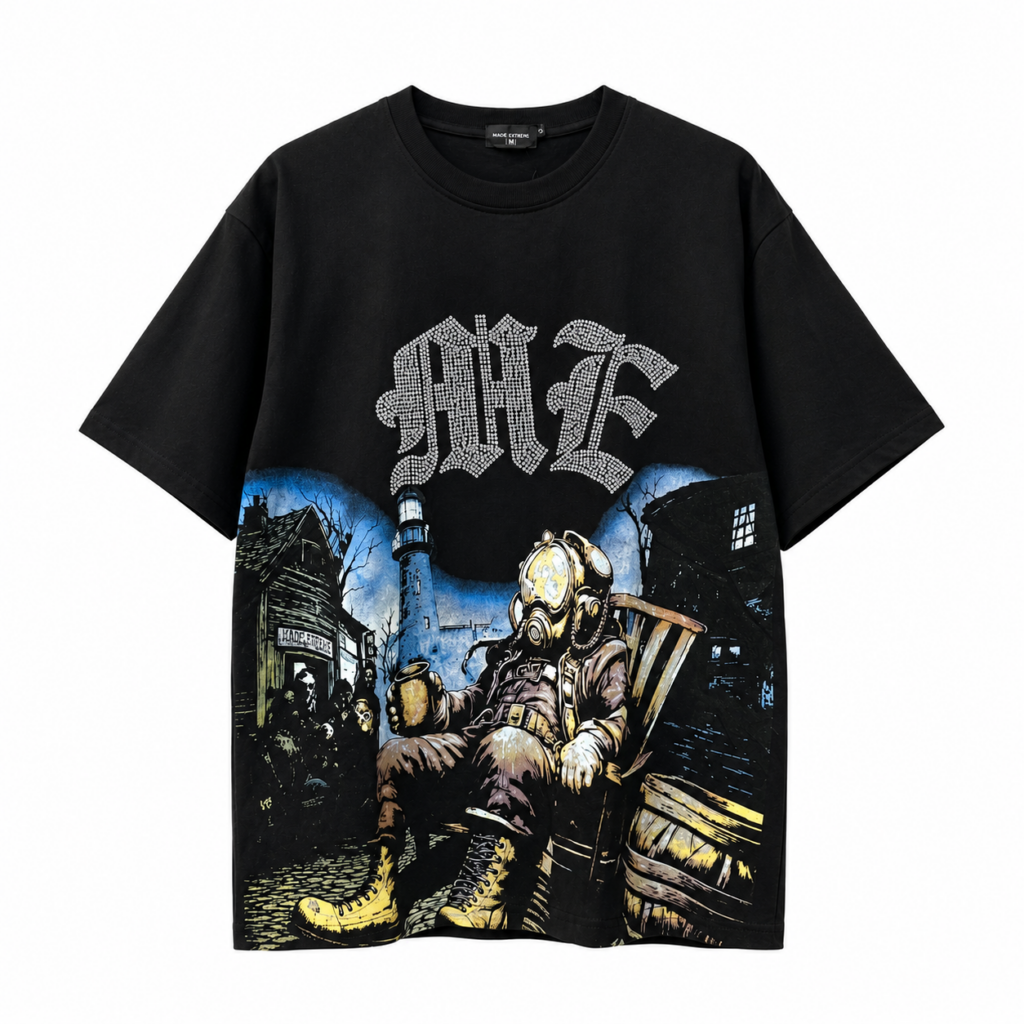 Gas Mask Graphic T-Shirt