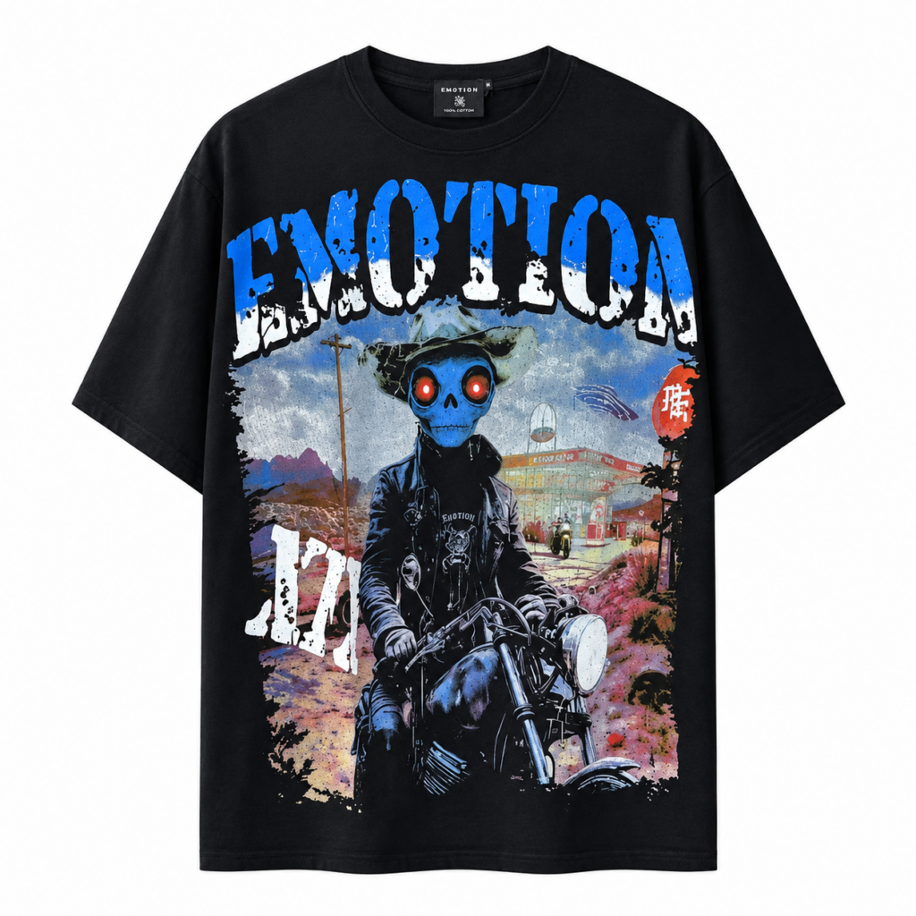 Skeleton Rider Graphic T-Shirt