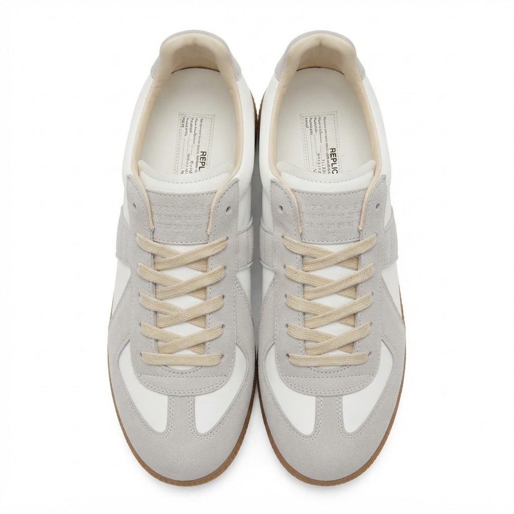 Maison Margiela Replica Low-Top Sneakers-White