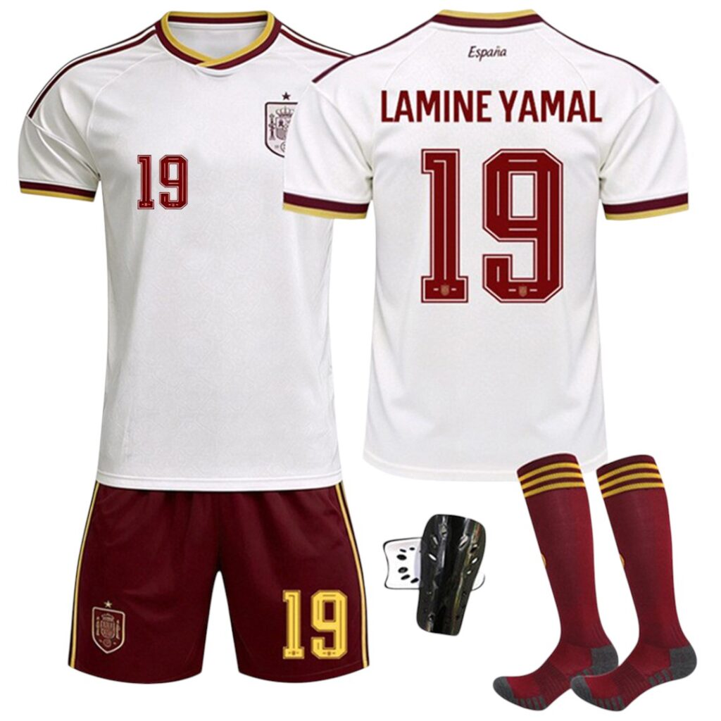 Spain Football Kit – Lamine Yamal No. 19 | Adults & Kids