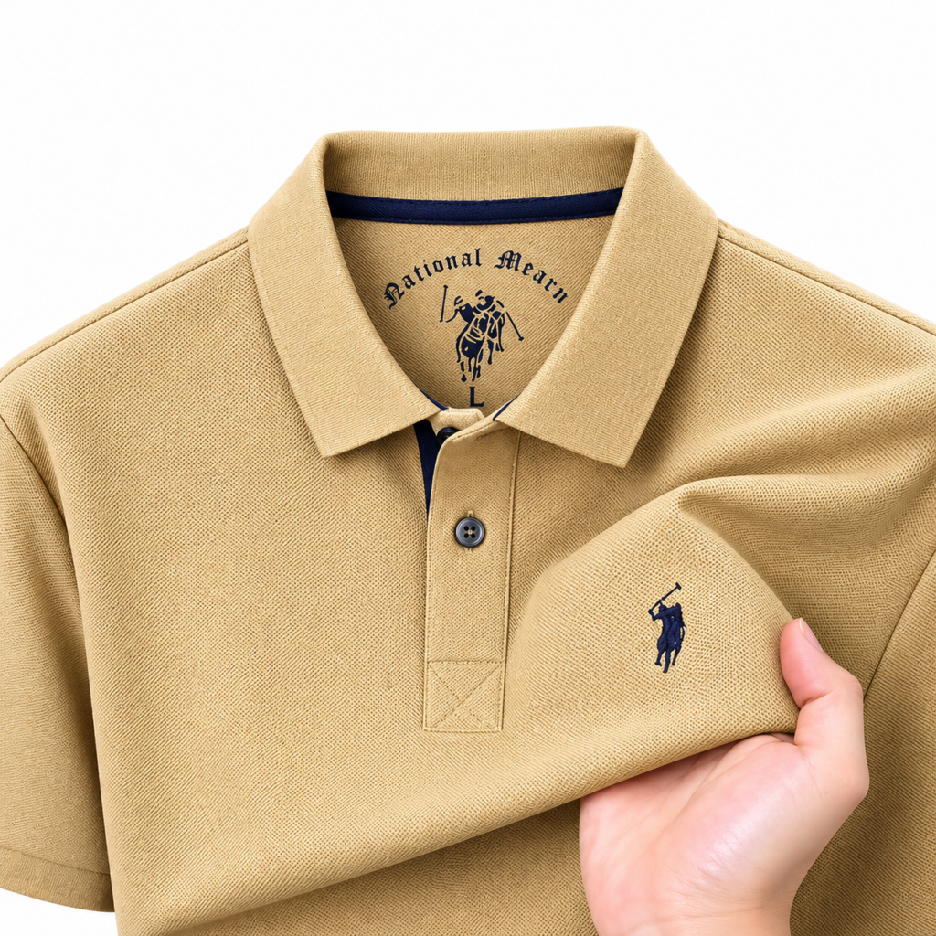 Men’s Classic Piqué Polo Shirt – 100% Cotton – Multiple Colors 4