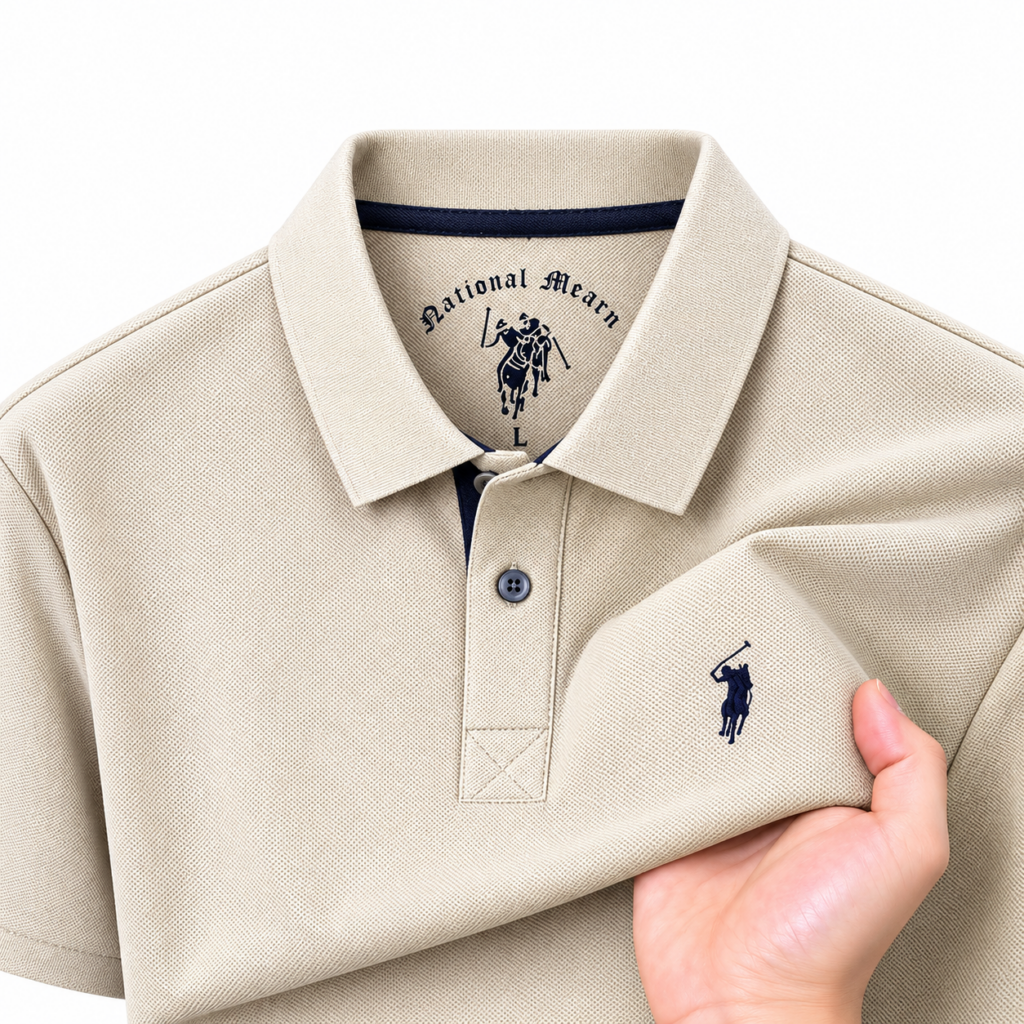 Men’s Classic Piqué Polo Shirt – 100% Cotton – Multiple Colors 5