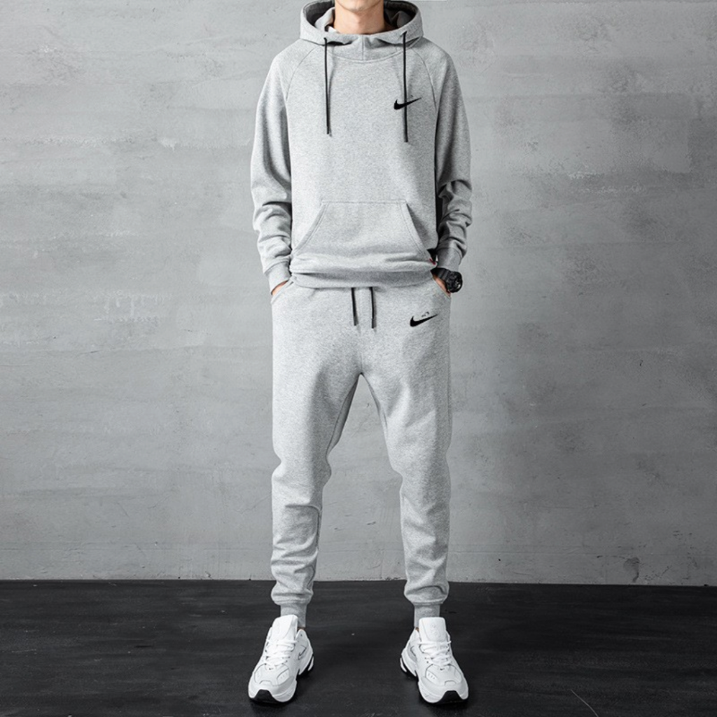 Nike Men’s Hooded Tracksuit Set – Zip-Up or Pullover Hoodie + Jogger Pants 4