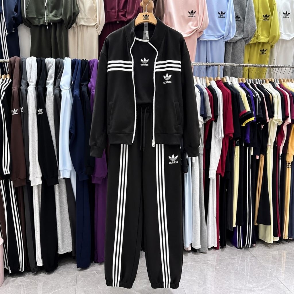 Adidas Women’s 3-Piece Tracksuit Set – Zip-Up Jacket, Pants & Inner Top 4